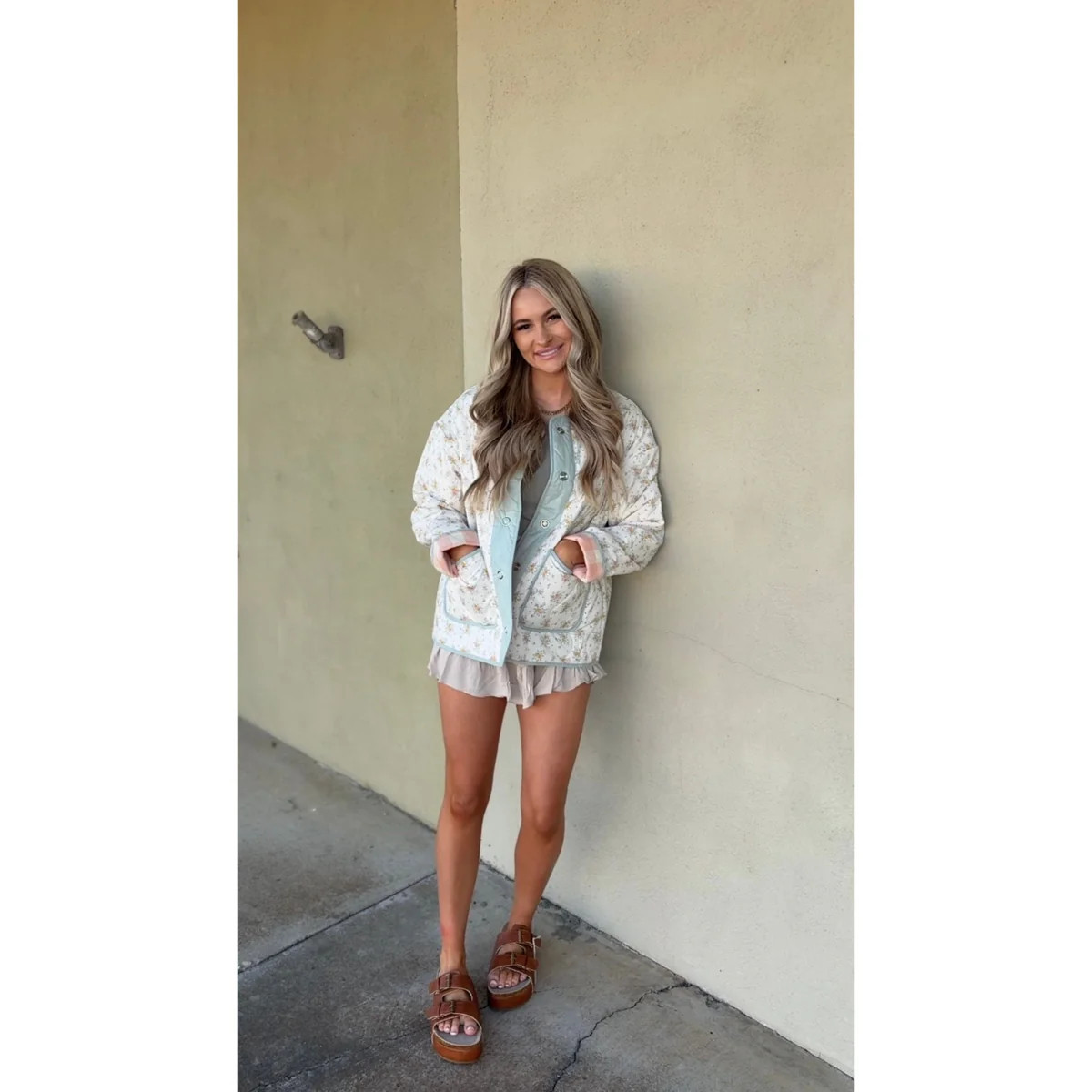 Floral Quilted Jacket | Southern Roots Clothing Co.