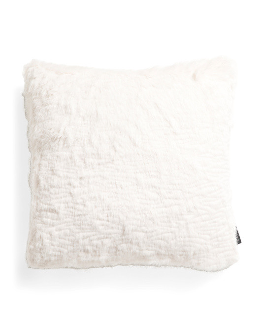 20x20 Gamp Faux Fur Pillow | TJ Maxx