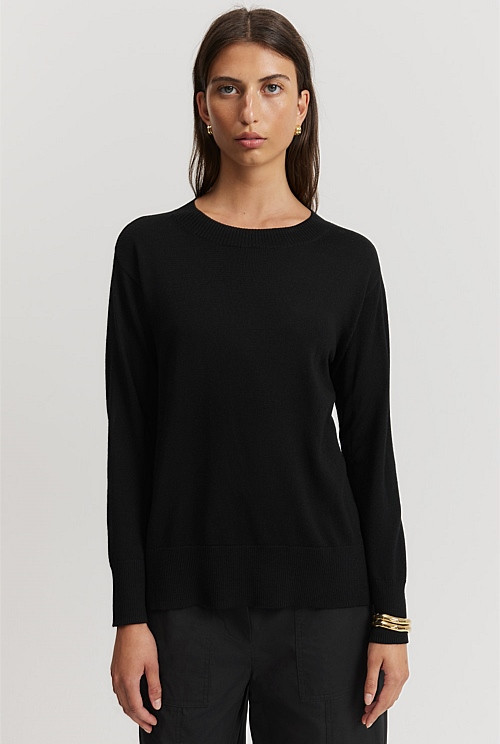 Verified Australian Merino Wool Crew Neck | Country Road