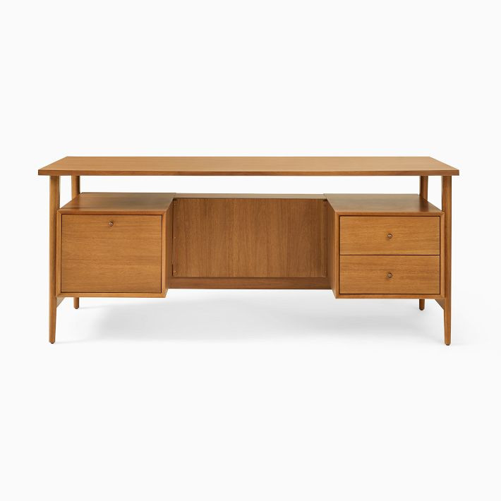 Mid-Century Executive Desk (74") | West Elm (US)