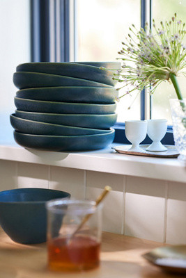 The Jasper Portuguese Stoneware Pasta Bowls, Set of 4 | Anthropologie (US)