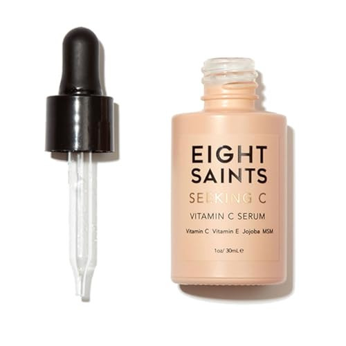 Eight Saints Vitamin C Serum For Face, Anti Aging Facial Serum, Hyaluronic Acid, Vitamin E, Organic Aloe Vera and Jojoba Oil, Hydrating & Brightening Serum for Dark Spots, Fine Lines and Wrinkles, 1oz | Amazon (US)