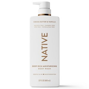 Native Body Wash, Cocoa Butter & Vanilla, 22 OZ | CVS Health