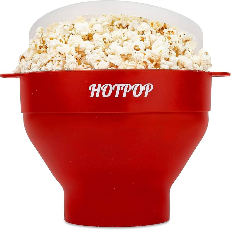 The Original HotPop Silicone Popcorn Maker - Microwave Popcorn Popper - Collapsible Bowl, Heat-Re... | Amazon (US)