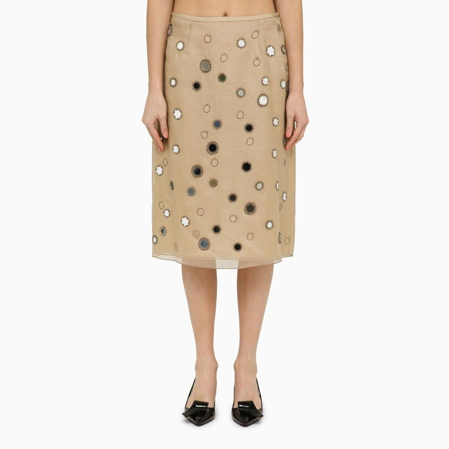 o1d2blof0924 Midi Skirt in Beige | Grailed