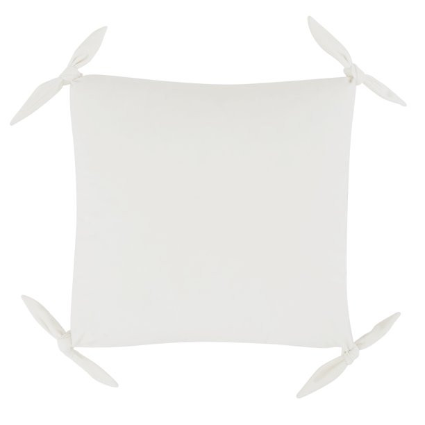 My Texas House Phillipa Solid Dutch Velvet Decorative Pillow Cover, 20" x 20", Ivory - Walmart.co... | Walmart (US)