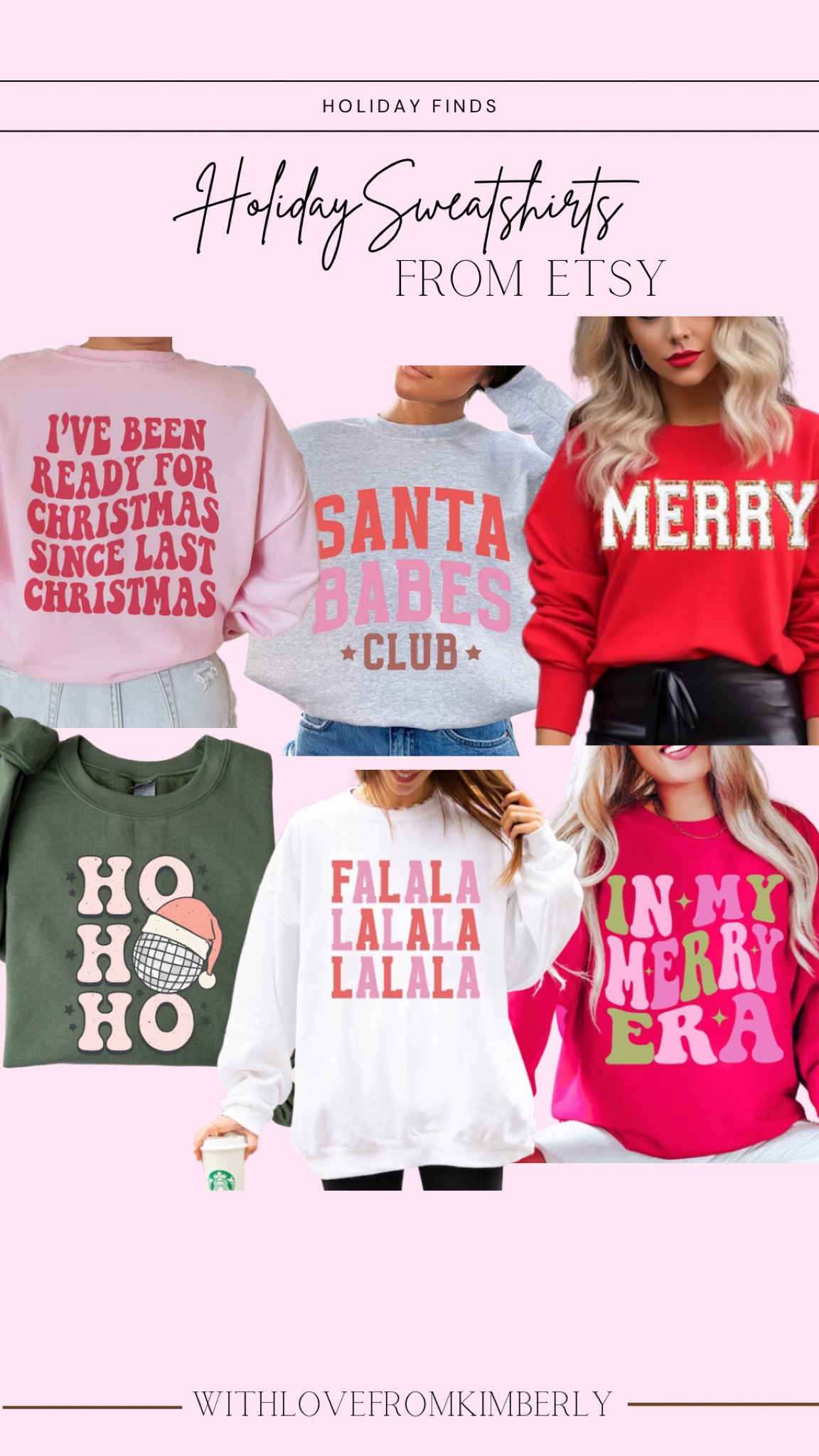 Christmas Sweatshirt, Funny Christmas Shirt, Preppy Christmas Crewneck, Vintage Christmas Sweater, Christmas Sweatshirts for Women