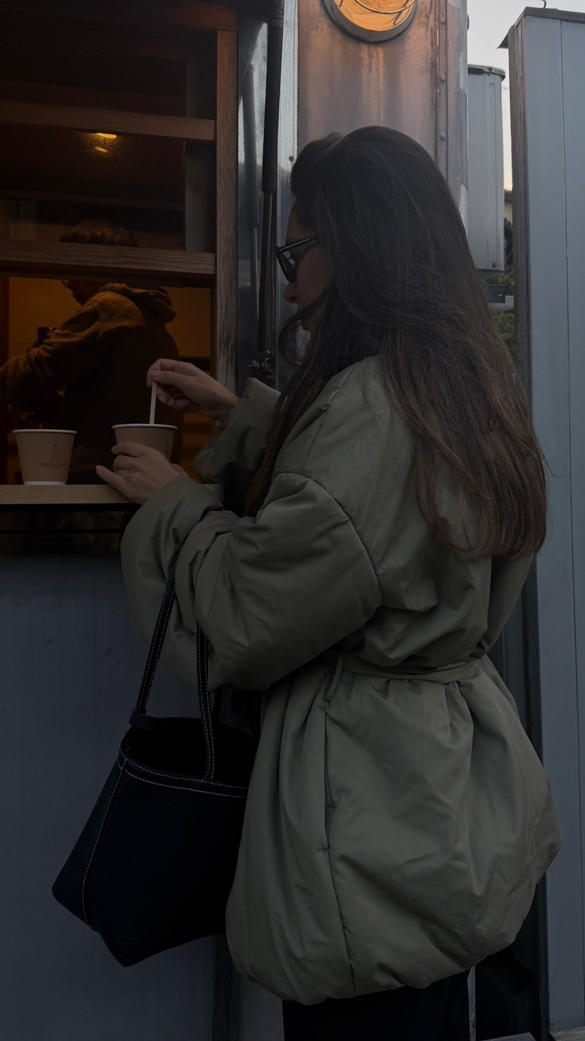 Winter puffer in Tokyo