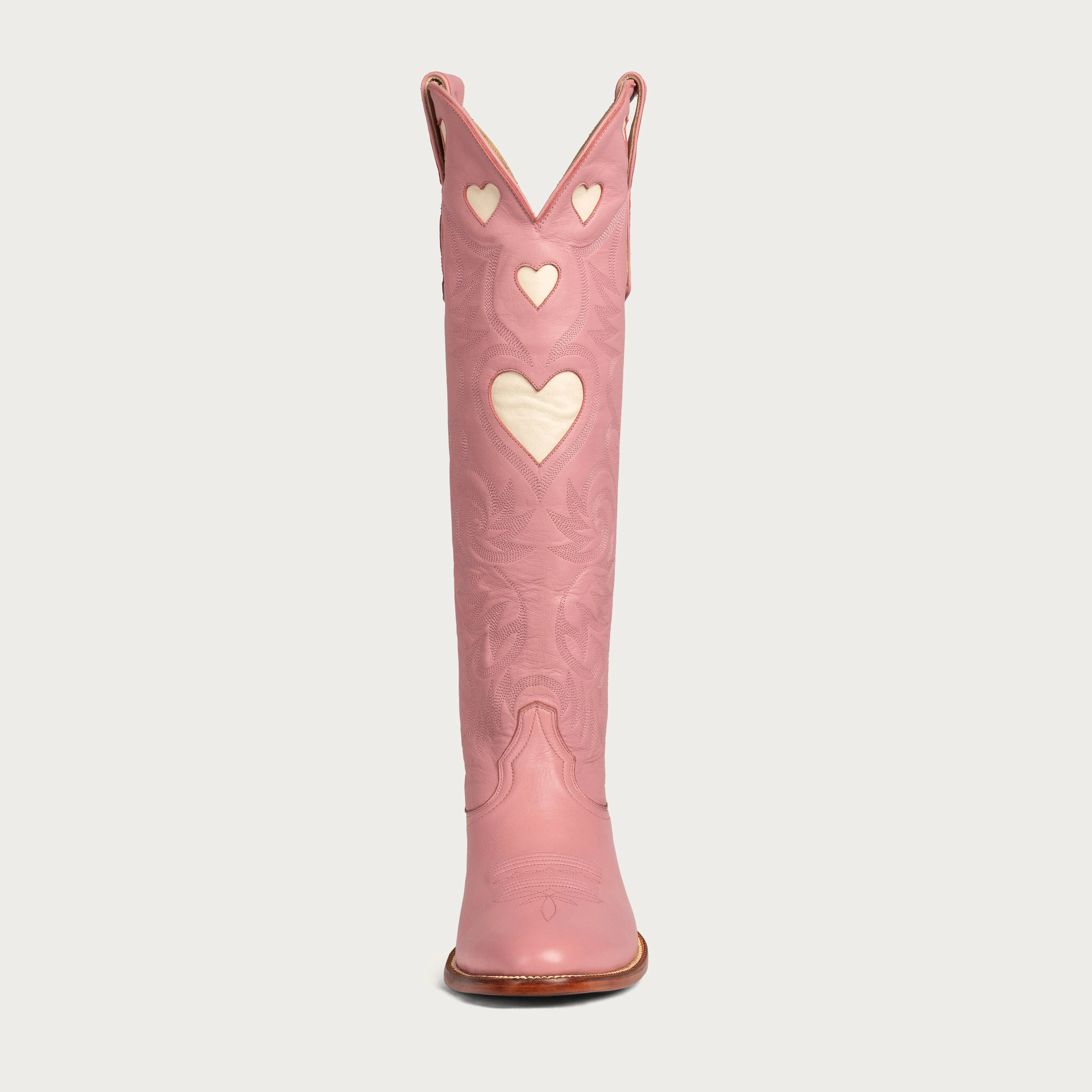 CITY Boots Pink & Bone Heart Boot | CITY Boots