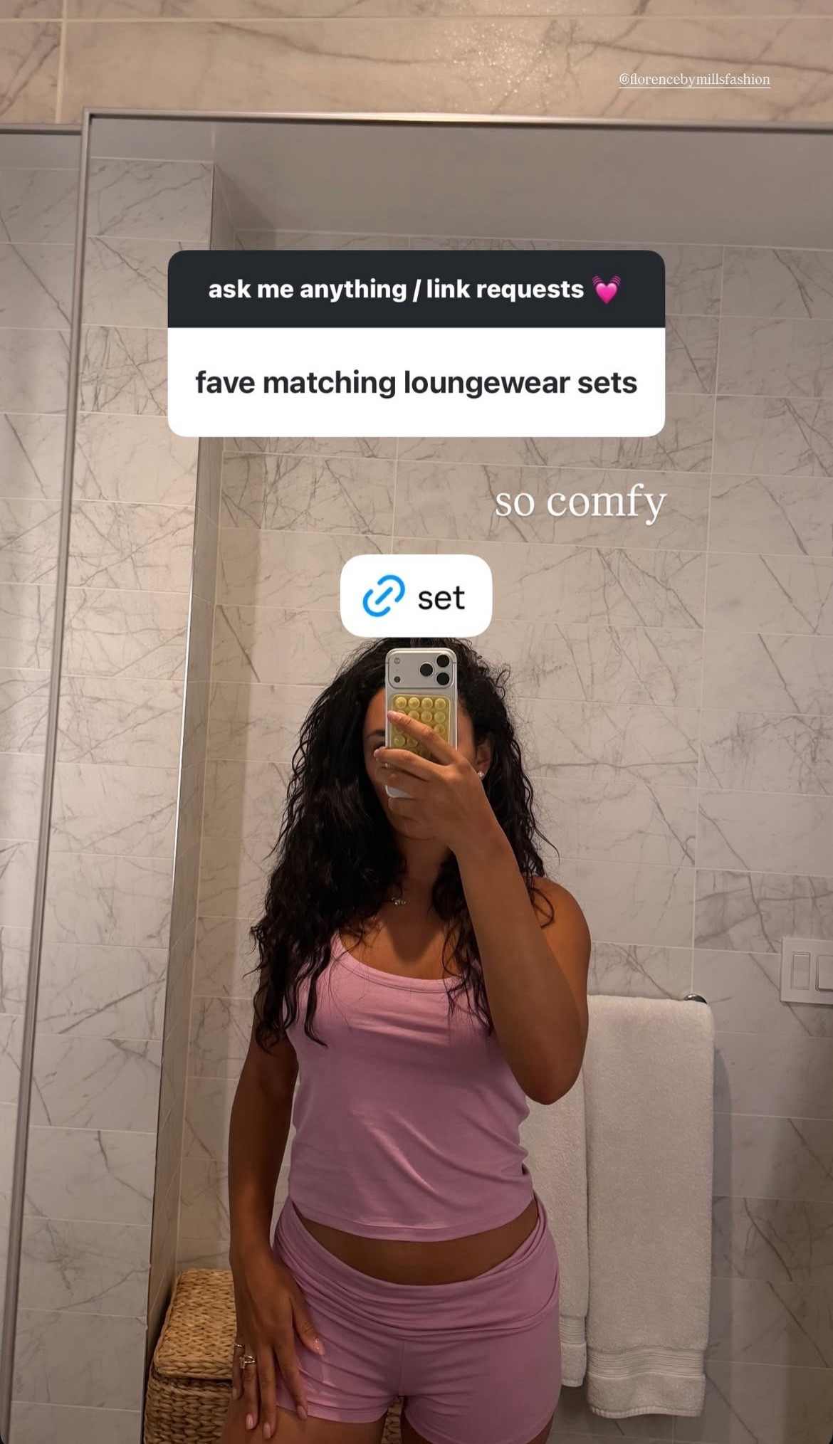 This loungewear matching set is one of my favs currently. So comfy!

#LTKmorningroutine #LTKgrwm #LTKselfcare