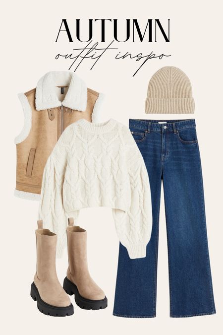 Autumn Outfit Inspo 🍂
fall fashion, fall outfits, knit sweater, boots, leather vest, beanie 

#LTKSeasonal #LTKstyletip