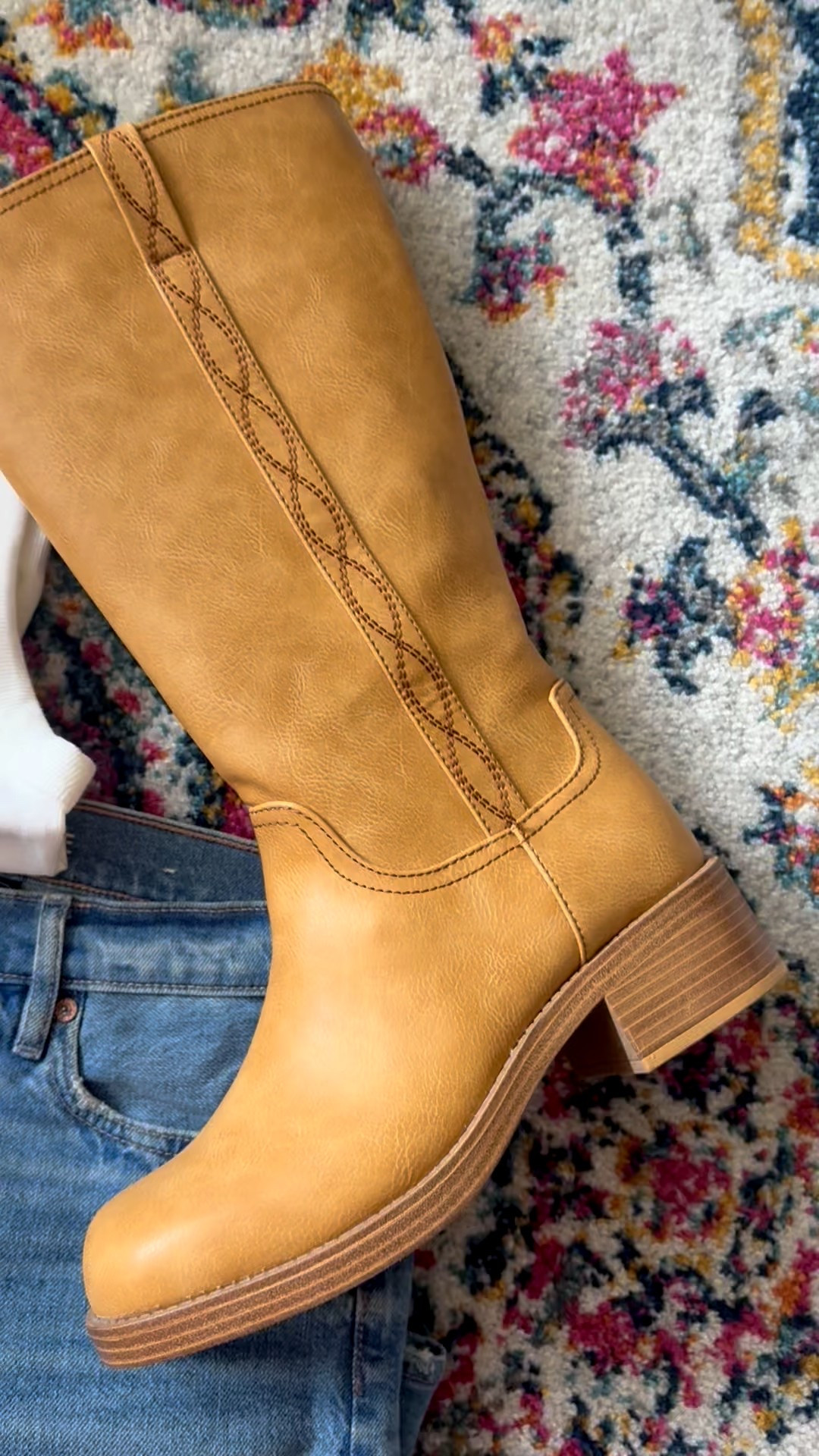 The CUTEST Frye dupe boots!! They come in pink too 😍 #frye #dupe #walmart @walmartbargains 

#LTKootd #LTKvlog #LTKdayinmylife