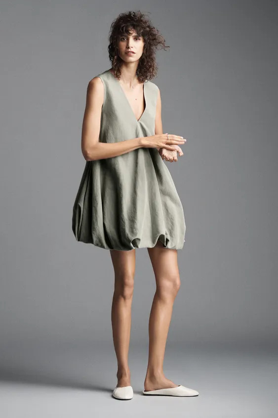 ZW COLLECTION LIMITED EDITION PUFFED DRESS | Zara US