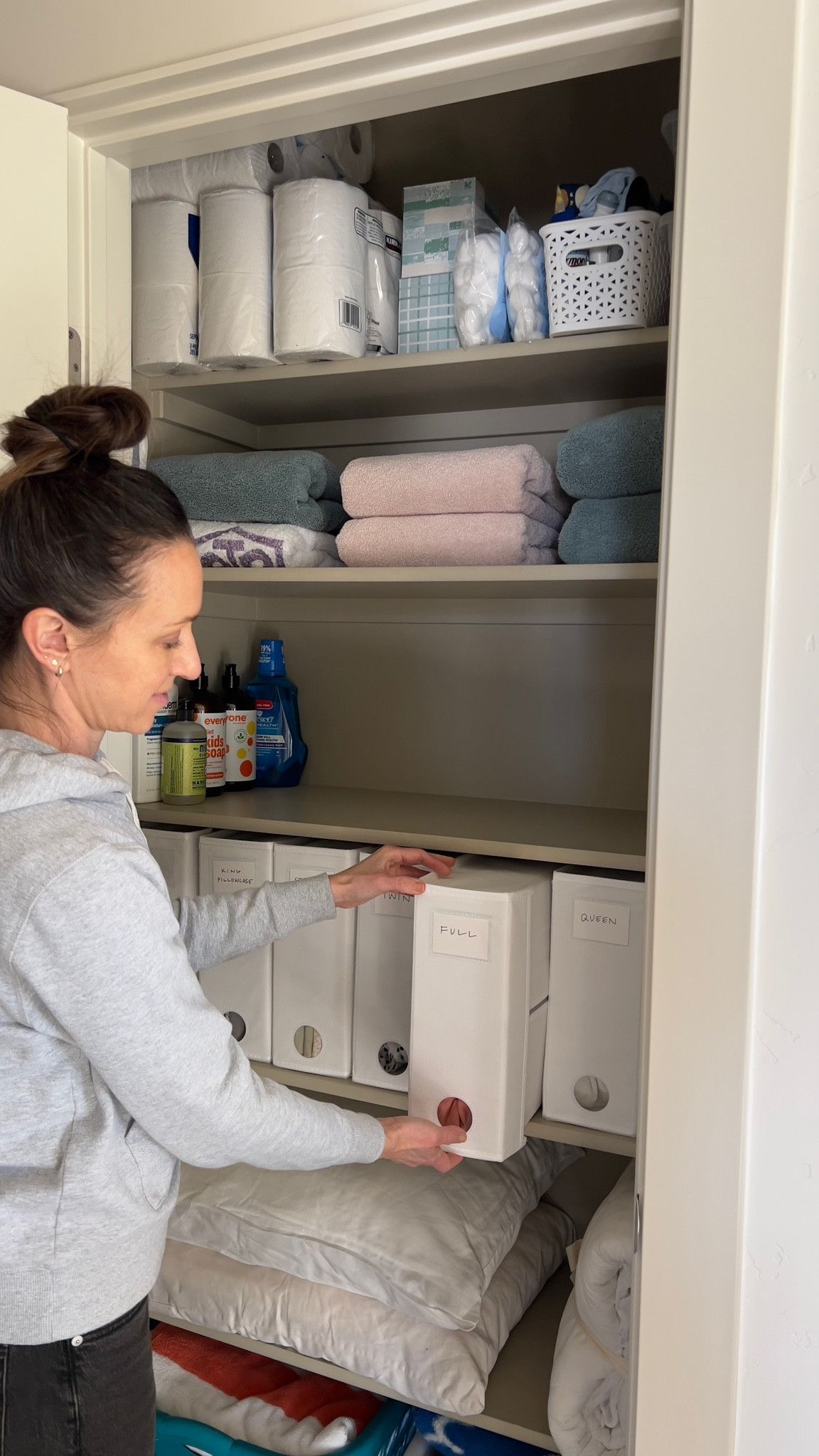 How I organized AND made my linen closet feel BIGGER!! You won’t believe it!

#LTKfamily #LTKSeasonal #LTKhome