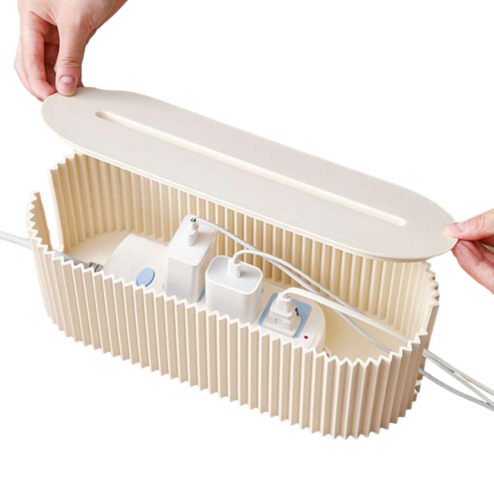 Cable Management Box,Cord Organizer with Lid for Desk | Cord Organizer for Desk TV Computer USB H... | Amazon (CA)