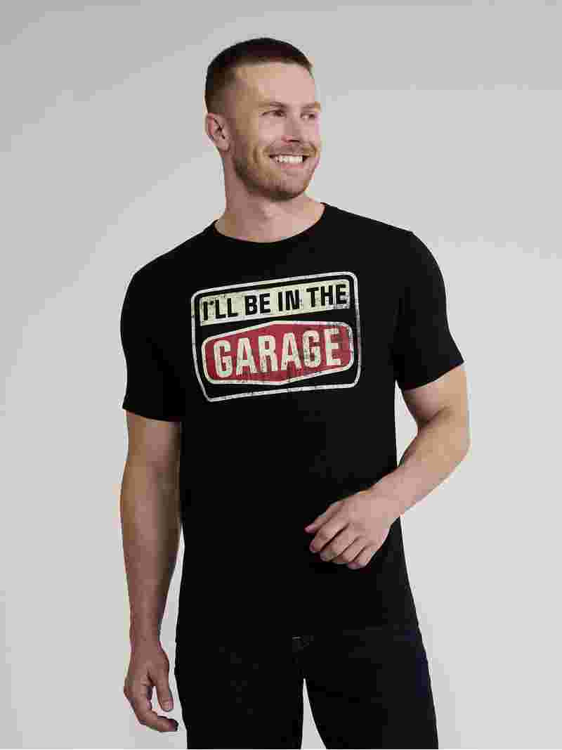 Father's Day I'll Be In The Garage Men's and Big Men's Graphic Tee from Way to Celebrate, Sizes S... | Walmart (US)