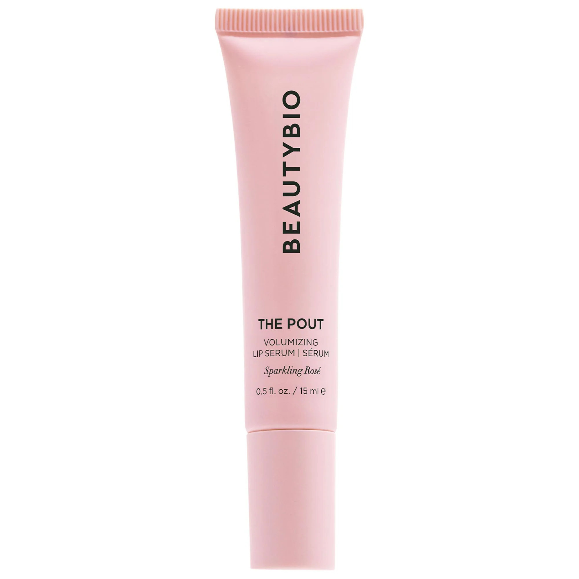 BeautyBio The Pout Sparkling Rosé Hyaluronic Acid Collagen Plumping Lip Serum 0.5 oz/ 15 mL | Sephora (US)