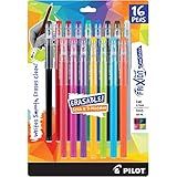 PILOT FriXion ColorSticks Erasable Gel Ink Stick Pens, Fine Point, Assorted Color Inks, 16-Pack (103 | Amazon (US)