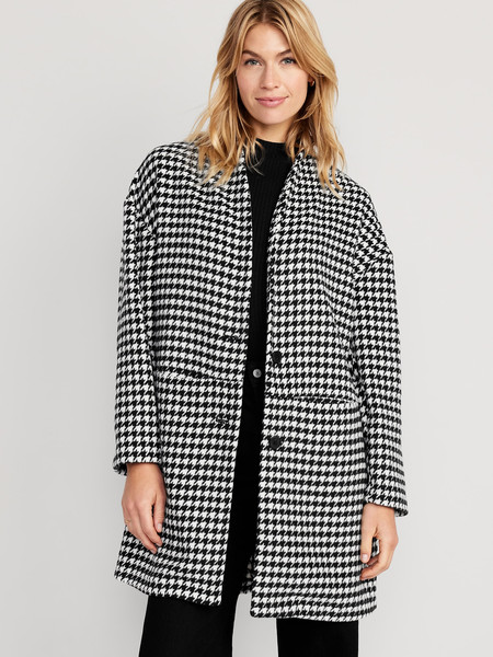 Long-Line Cardigan Coat for Women | Old Navy (US)