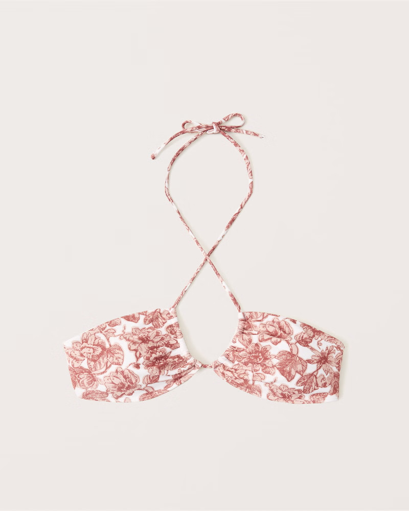 Upside Down Halter Triangle Bikini Top | Abercrombie & Fitch (UK)
