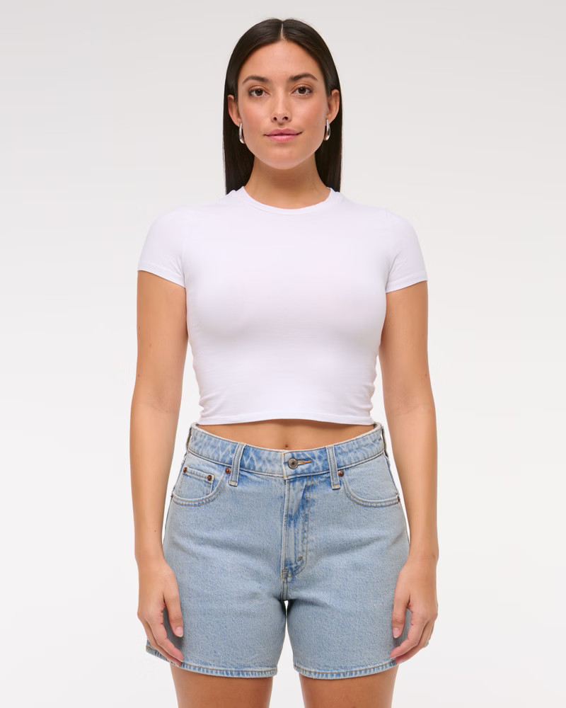 Curve Love High Rise Dad Short | Abercrombie & Fitch (US)