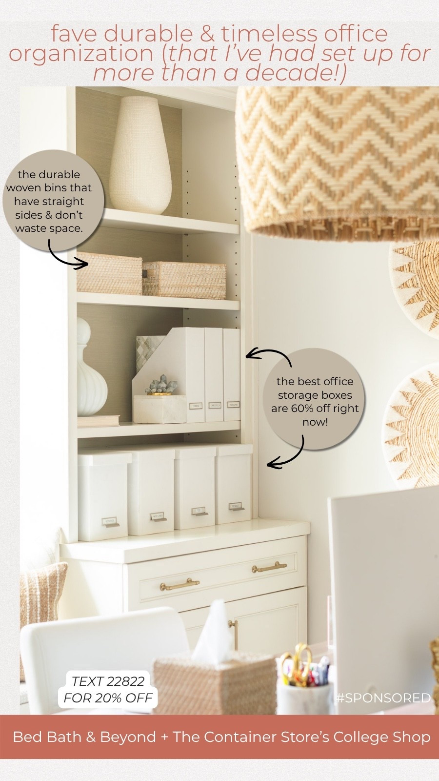 #sponsored @The Container Store  — Bed Bath & Beyond is BACK and the Bed Bath & Beyond + The Container Store’s College Shop is officially here. It has everything you could need from storage to decor and if you’re prepping for a college move in — especially in the confines of a small dorm. I’m including some of my favorite office and school supply organization from The Container Store that has been so timeless and durable, I’ve had it in place for more than a decade!  Don’t miss that several pieces are on sale for 60% off right now 👏🏻 Text 22822 for 20% off.

#LTKHome #LTKKids #LTKmomlife

#LTKU #LTKSaleAlert #LTKHome