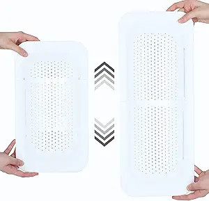 BLUE GINKGO Over the Sink Colander Strainer Basket - Wash Vegetables and Fruits, Drain Cooked Pas... | Amazon (US)