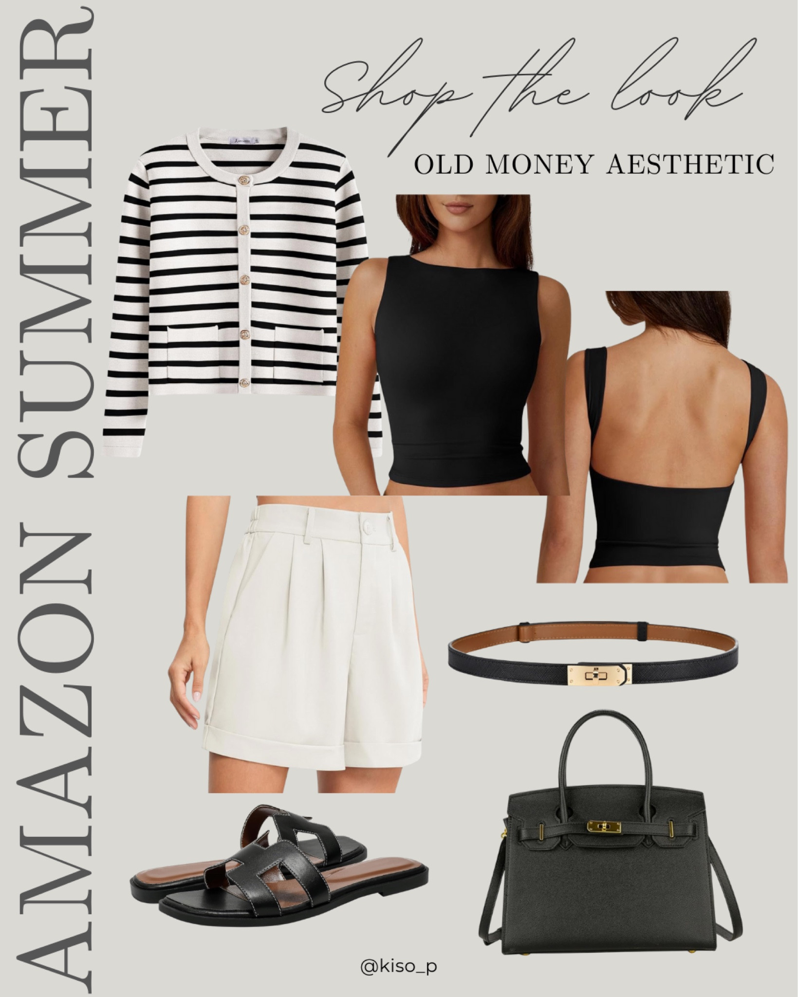Amazon summer fashion. Old money aesthetic. Chic summer outfit inspo. Summer outfit ideas. Old money outfit inspo. Affordable old money outfit ideas. Affordable designer lookalike. 

#LTKItBag #LTKShoeCrush #LTKStyleTip