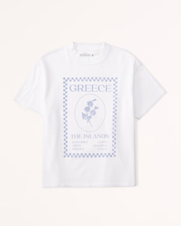 Women's Greece Graphic Easy Tee | Women's New Arrivals | Abercrombie.com | Abercrombie & Fitch (US)