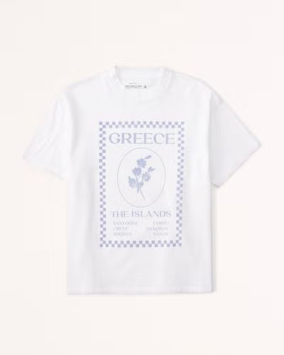 Women's Greece Graphic Easy Tee | Women's Tops | Abercrombie.com | Abercrombie & Fitch (US)