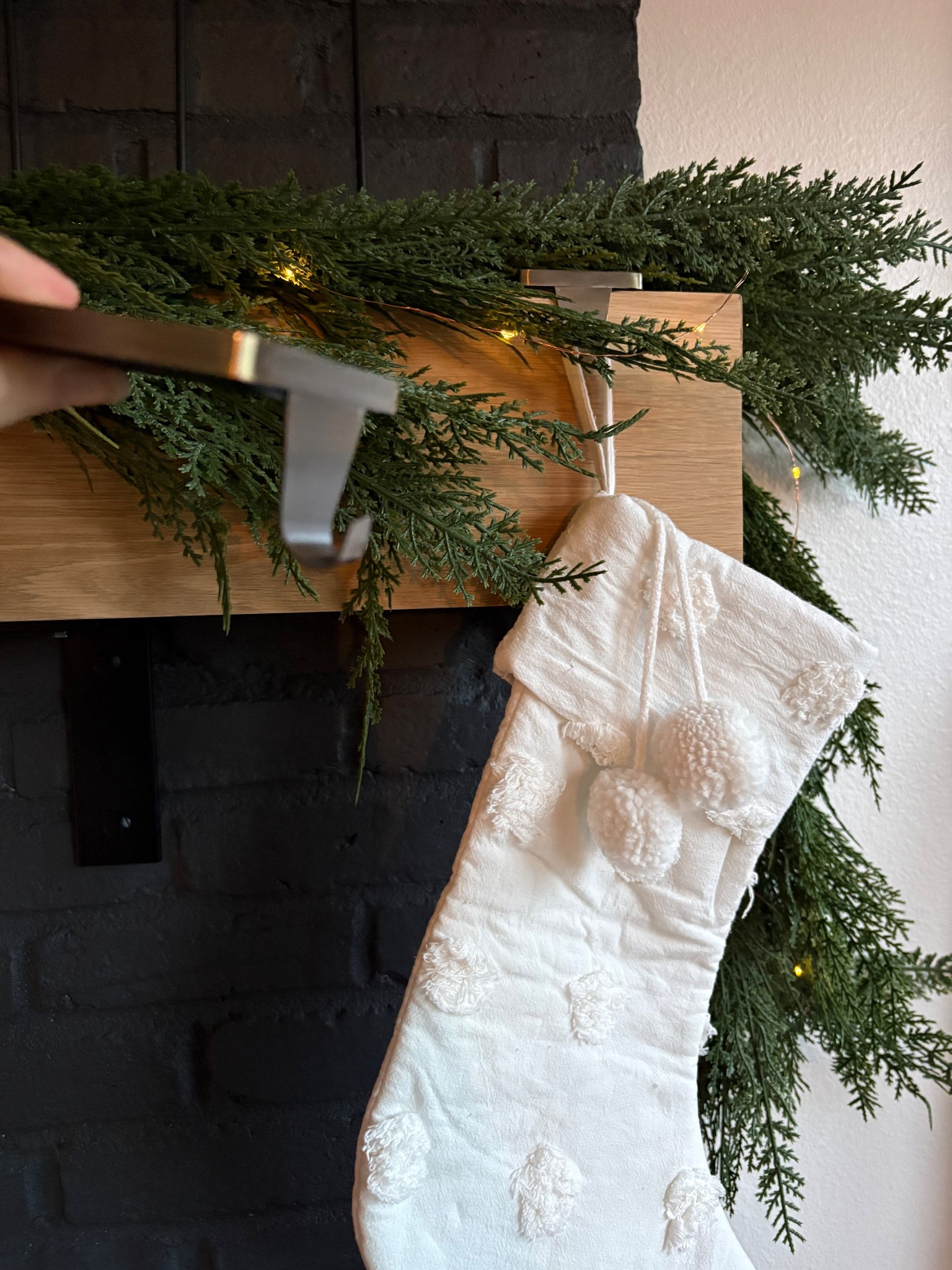 These heavy metal stocking hangers are perfect for a sturdy minimal hook on the mantle. They feel very substantial & high-quality. I love the brass finish for a more classic look but you really don’t see much of them. 

#LTKHome #LTKSeasonal #LTKHoliday