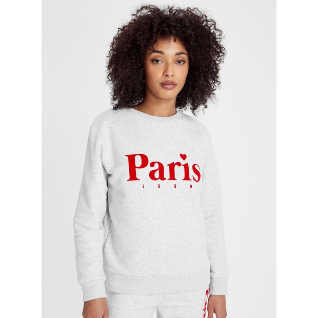 Buy Grey Paris Crew Neck Sweatshirt L | Hoodies and sweatshirts | Tu | Tu Clothing