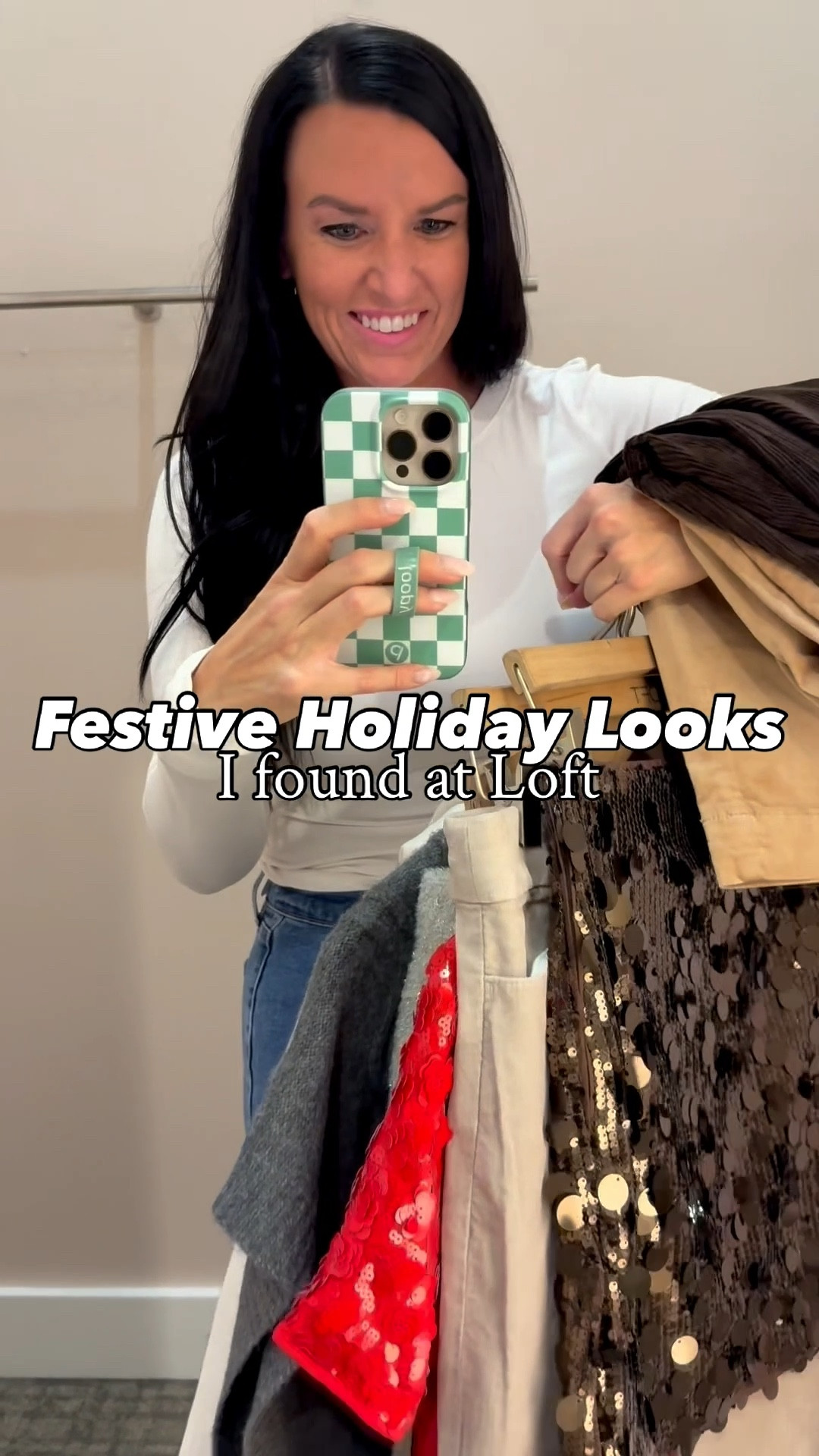 New festive finds @loft for the holiday season! 🎄 

New at Loft: for Winter! I stopped in to check out the new styles that they put out for the cold season and their sequins, velvet, corduroy, and sweaters did not disappoint! Loft has the prettiest brown and red sequin outfits for holiday get together or parties and of course lots of cute new
sweaters including holiday sweaters. I also saw new velvet and corduroy pants that would be great for work. Definitely check them out- many of these are on sale! Everything fit TTS. I always size down to an XS in their sweaters and I found that all of the pants, skirt, and jeans there right now fit TTS, I'm in my normal size 4/27. The skirt and dress fit TTS, too! I’m in a S in the red dress. (I'm 5'5" and usually wear a size 4/27 and S for reference.)

#loftimist #loveloft #Itkfindsunder50 #Itkfindsunder100 #Itksalealert #Itkworkwear #Itkseasonal #Itkover40 #styleover40 #teacheroutfits #ltkholiday #teacherssupportteachers try on haul, dressing room diaries, teacher outfit inspo, winter outfits,
Christmas outfit ideas, holiday dress, party dress

#LTKCyberWeek