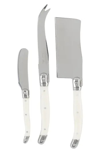 FRENCH HOME Cheese Knife Set - Set of 3 in Ivory at Nordstrom Rack | Nordstrom Rack
