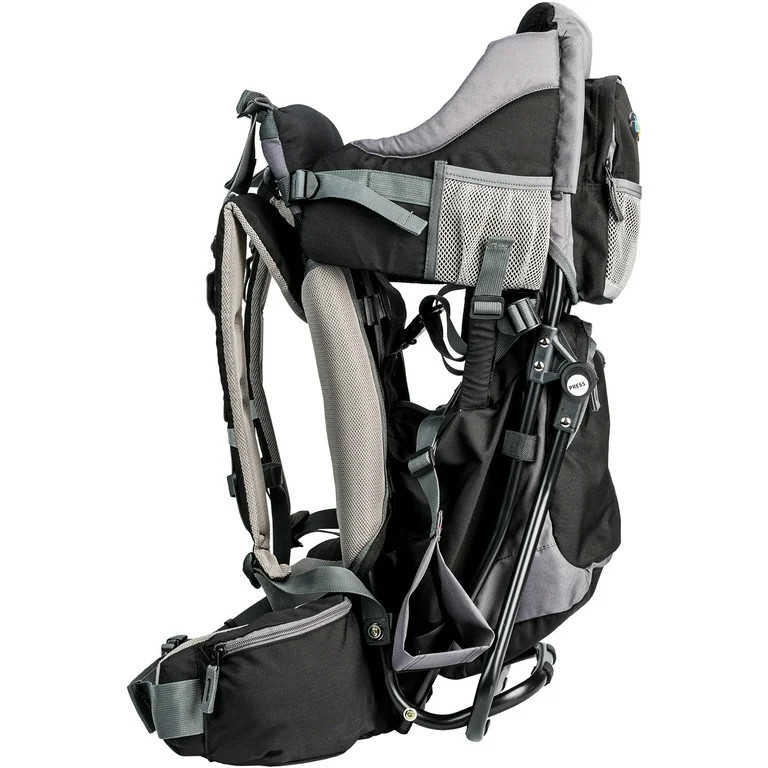 ClevrPlus Canyonero Outdoor Hiking Light Baby Carrier Backpack for Toddlers, Midnight Black | Walmart (US)