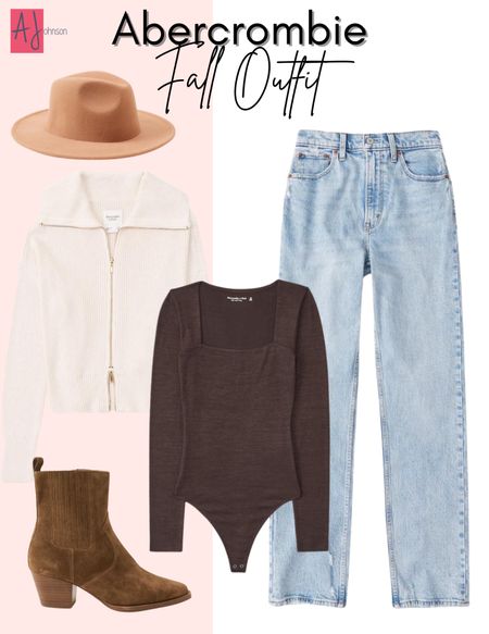 Abercrombie has some of the cutest fall outfits.  This body suit and mom jeans combo is the perfect casual outfit for fall.  Add a casual jacket and booties and it’s the perfect date outfit or girls night out look

#LTKunder100 #LTKstyletip #LTKSeasonal