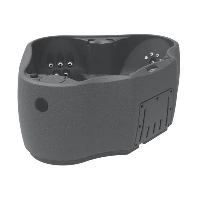 AquaRest Discover AR300 Premium 2-Person 20-Jet Oval Plug & Play Hot Tub with Ozonator, LED Waterfall and Stainless Steel Heater | Wayfair North America