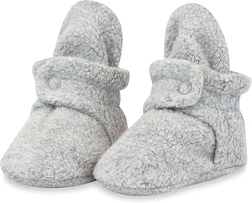 Zutano Unisex Fleece Baby Booties, Two Snap Closure, Newborn to 24 Months | Amazon (US)
