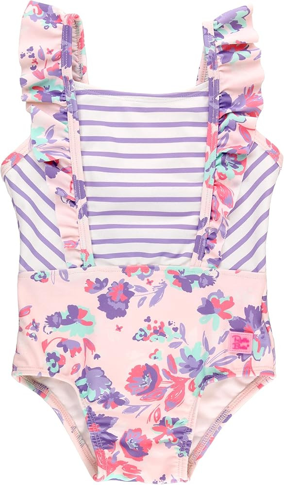 RuffleButts Baby/Toddler Girls Sleeveless One Piece Swimsuit w/UPF 50+ Sun Protection | Amazon (US)