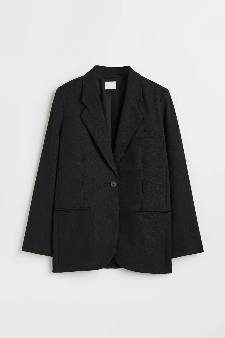 Single-breasted blazer | H&M (UK, MY, IN, SG, PH, TW, HK)