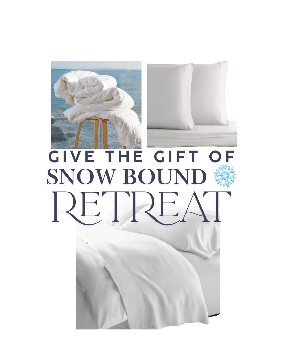 Gift ideas 🤍 white bedding. White sheets  

#LTKCyberWeek #LTKHome #LTKGiftGuide