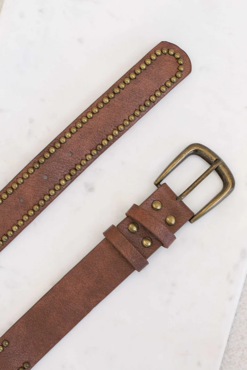 Shop Acccessories: Jace Belt - Brown | saltycrush.com | Salty Crush