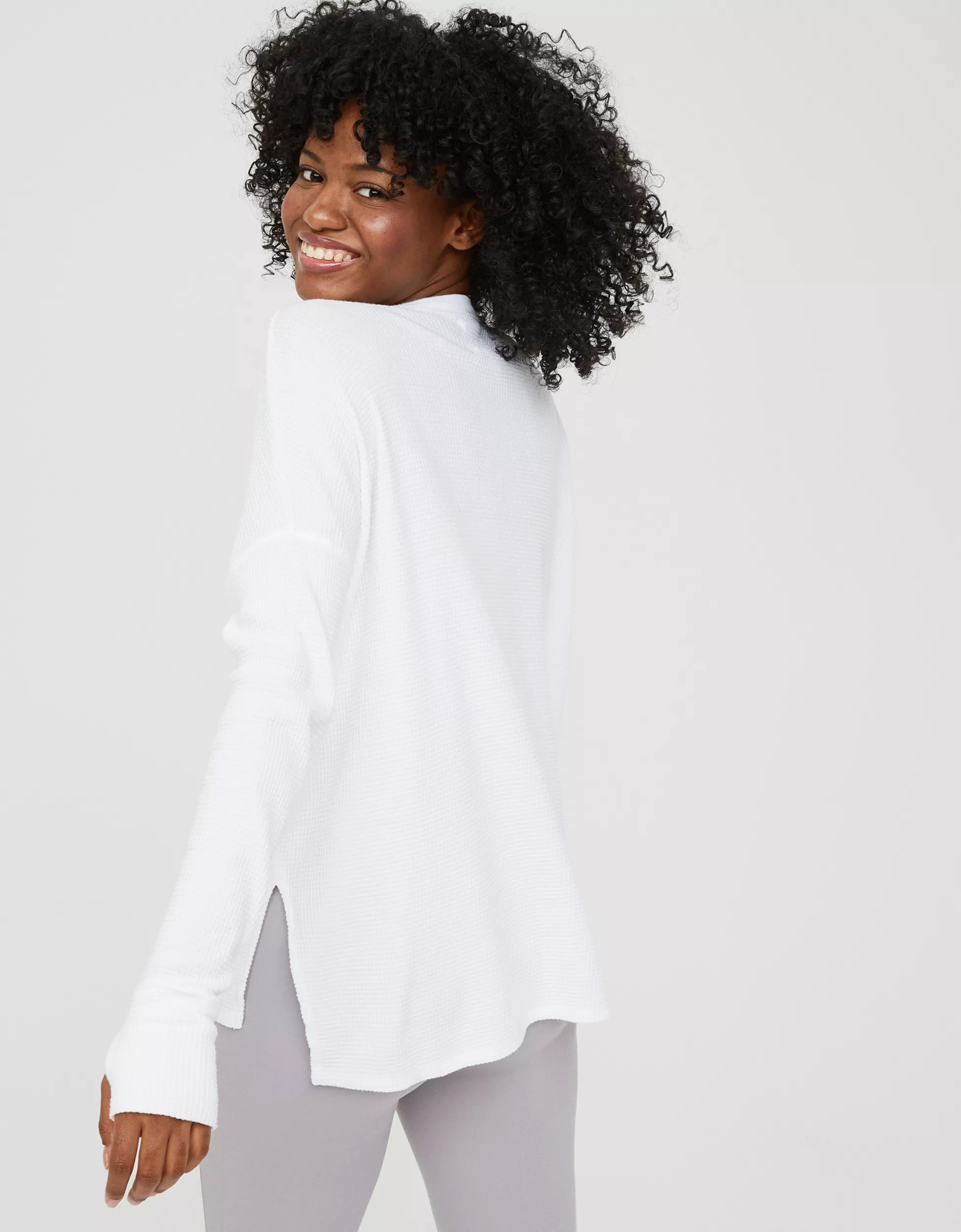 OFFLINE By Aerie Wow! Waffle Henley T-Shirt | Aerie