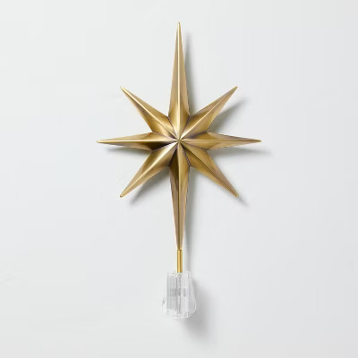 13" Brass Star Tree Topper - Hearth & Hand™ with Magnolia | Target