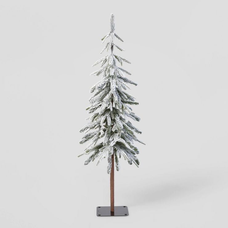 4&#39; Unlit Downswept Flocked Alpine Balsam Artificial Christmas Tree - Wondershop&#8482; | Target