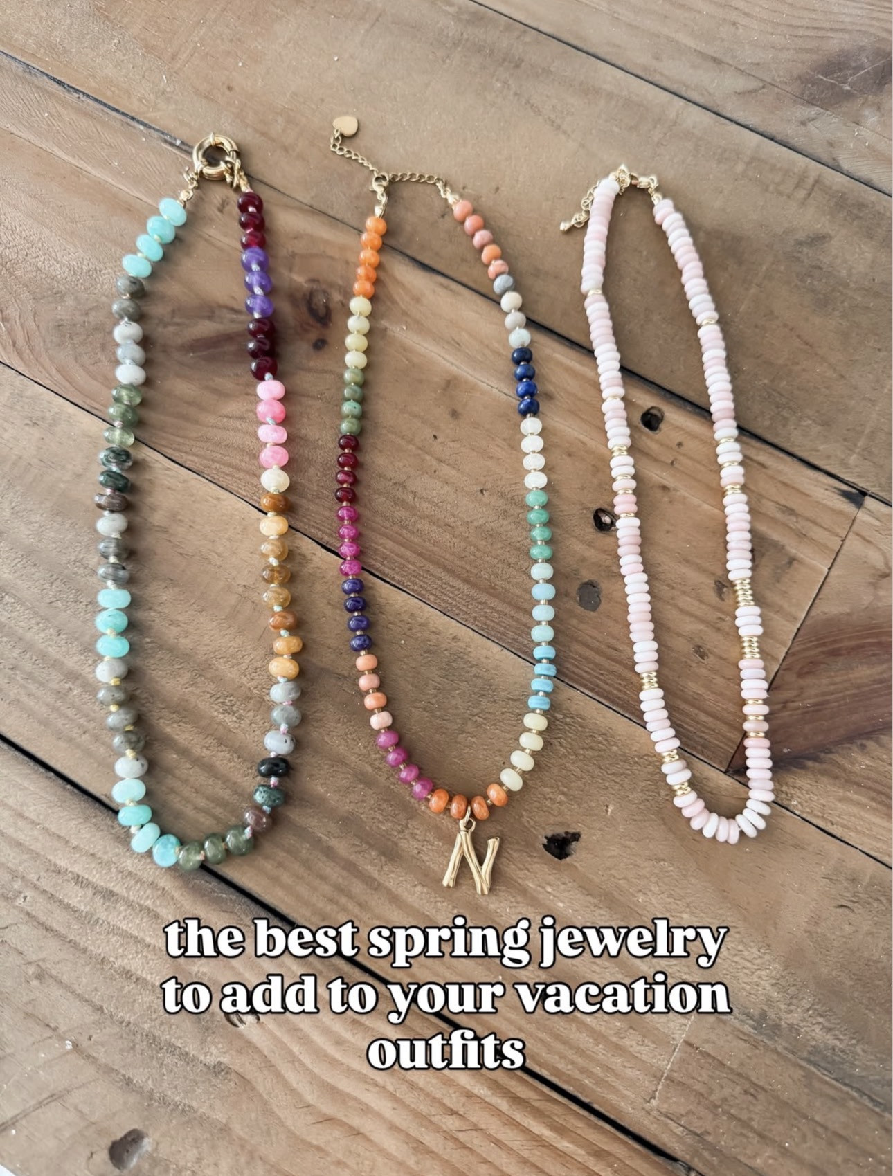 Spring jewelry finds perfect for adding color to your outfit! ☀️

Vacation style, choker, beaded, colorful, spring and summer style, trending look, Amazon jewelry finds, affordable necklaces, initial necklace.  

 #LTKootd