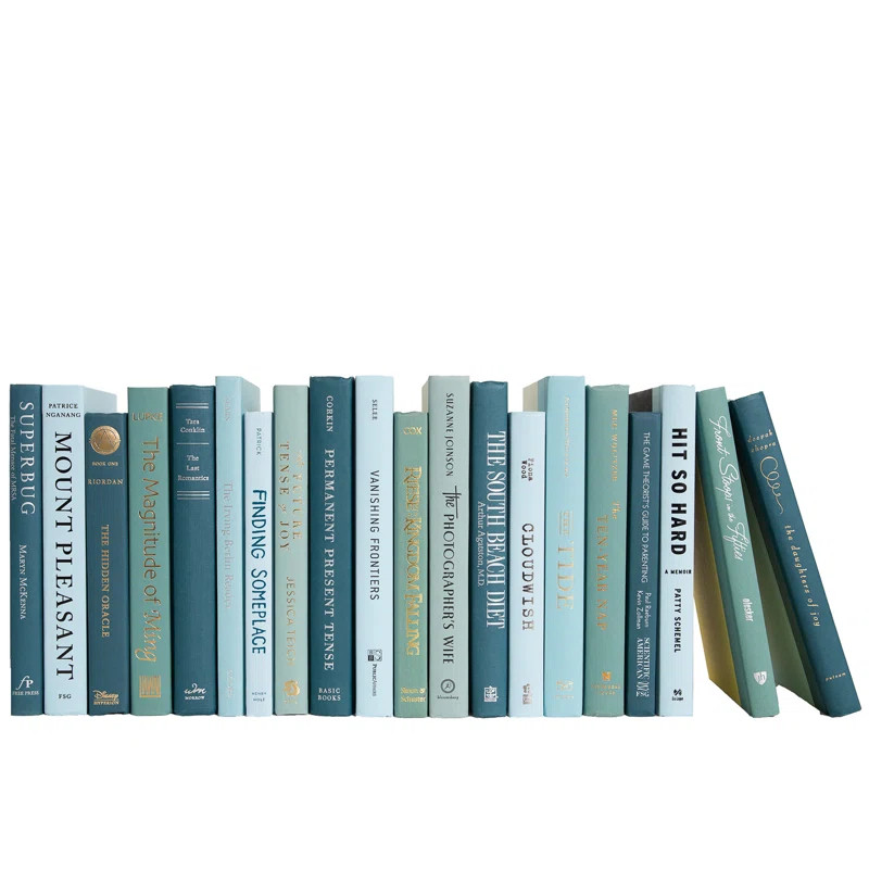 Blue and Green Decorative Book Set | Wayfair North America