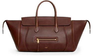 Medium new luggage in supple shiny lambskin - CELINE | 24S (APAC/EU)
