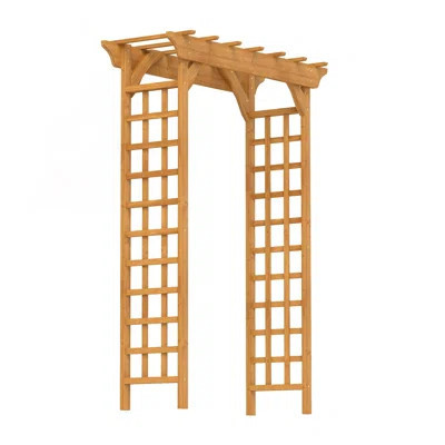 Sturdy Wooden Arbor for Ceremonies and Garden, for Climbing Plants and Christmas Decorations | Wayfair North America