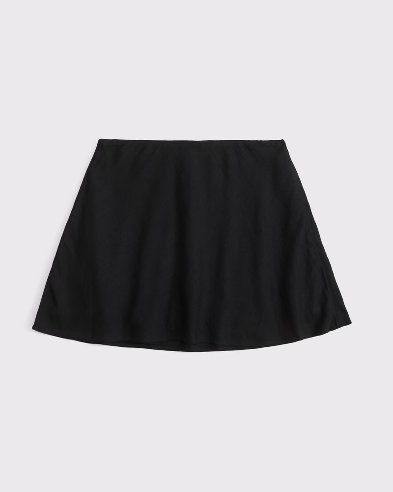 Women's The A&F Sienna Linen-Blend Mini Skort | Women's Bottoms | Abercrombie.com | Abercrombie & Fitch (US)